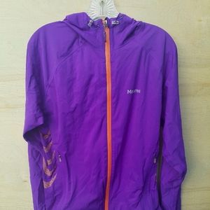 MARMOT Purple Orange Rain Jacket Coat Shell XL